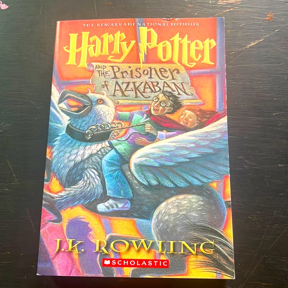 2001 Harry Potter & the Prisoner of Azkaban vintage paperback book by JK Rowling